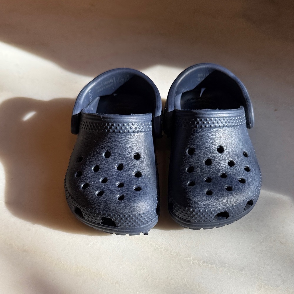 Toddler Navy Clogs CROCS
